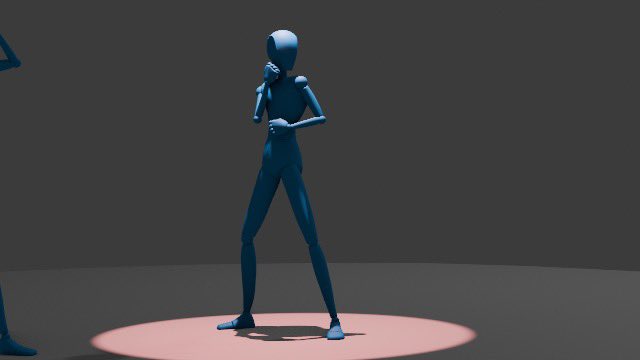 satishgoda's tweet image. Some more shots from the Adjustable Mannequin test. Thinking of animation next! #b3d #assetlibrary #animation