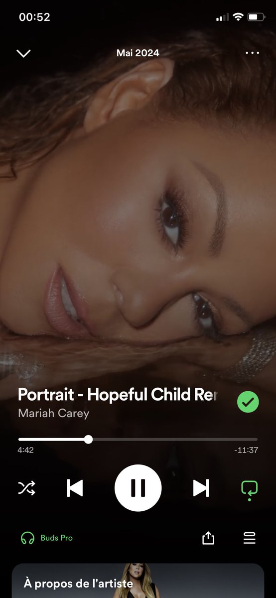 What’s wrong babe ? You’ve barely listened to your 16´ long new single from Mariah Carey ??