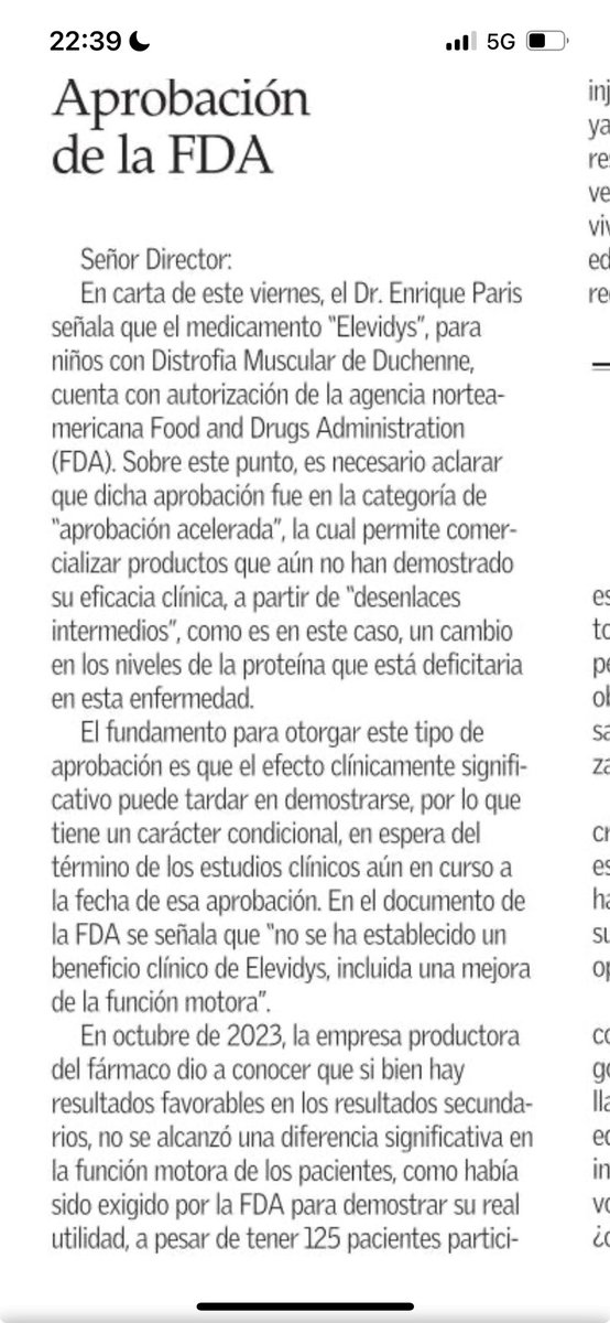 DraSofiaSalas's tweet photo. Comparto carta escrita con Drs Cabello y Salinas sobre lo que significa una aprobación de emergencia por la FDA. https://t.co/mpFVzwJPYB