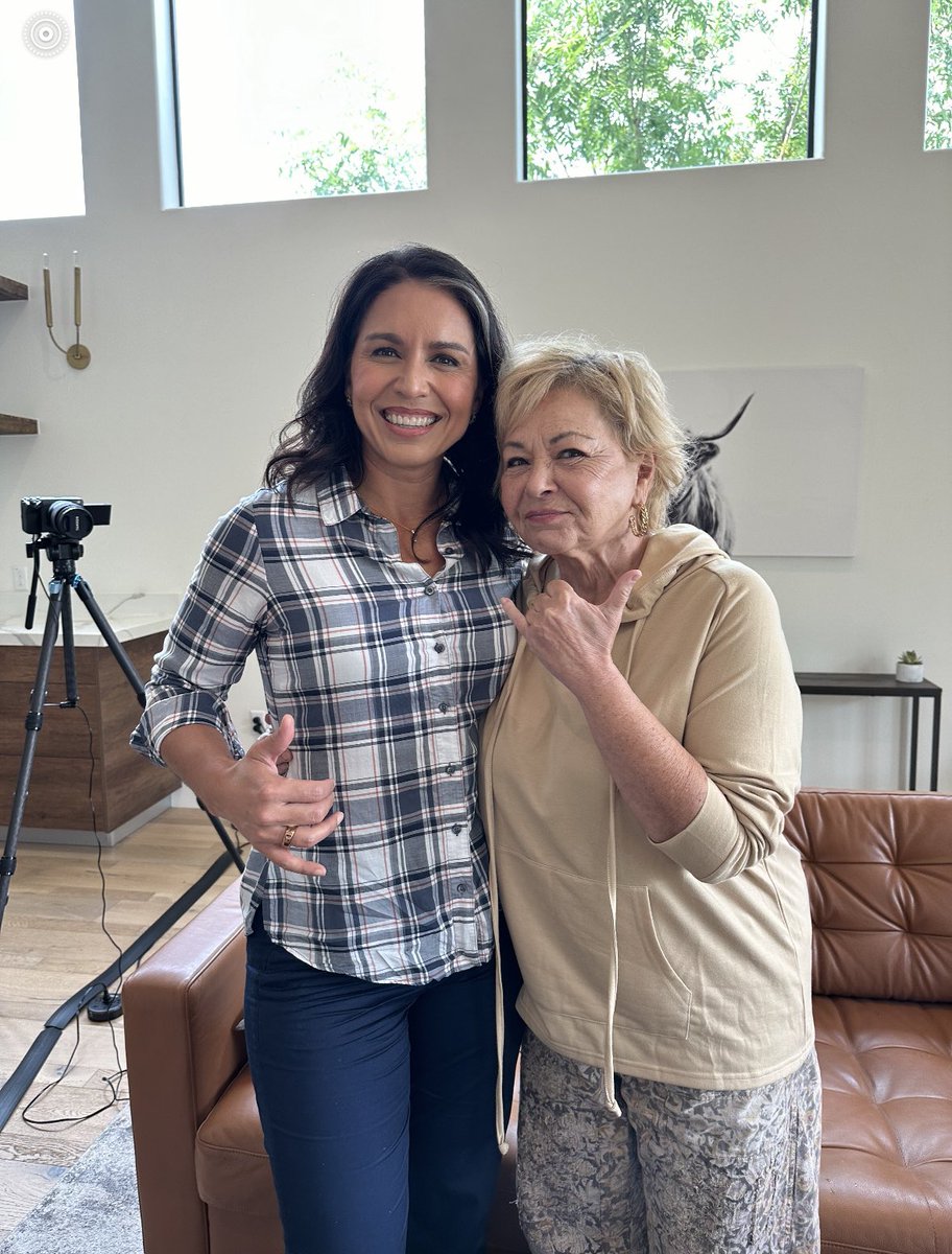Two Russian agents just chillin. Loved talking to @TulsiGabbard today- episode will be out next Friday.