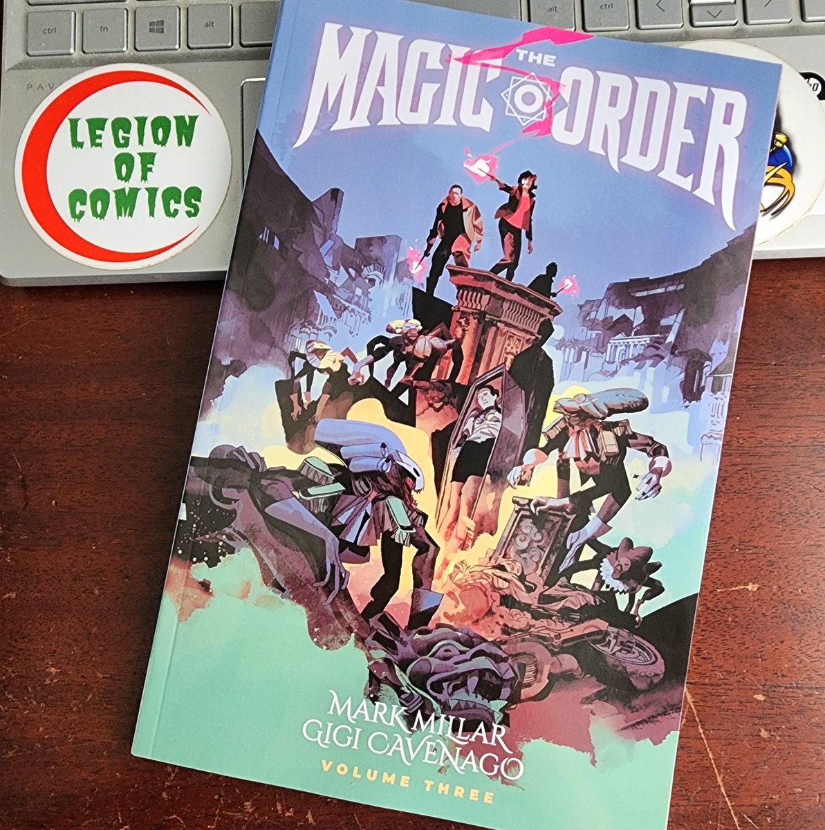 Ho. . .ly. . . Potatoes! <a href="/mrmarkmillar/">Millarworld</a> is cooking with Magic Order. Vol 1 introduced us to the world in epic fashion. vol 2 introduced us to the counter magicians. Vol 3 is the consequence of all the decisions made to this point. What a phenomenal structure and delivery.