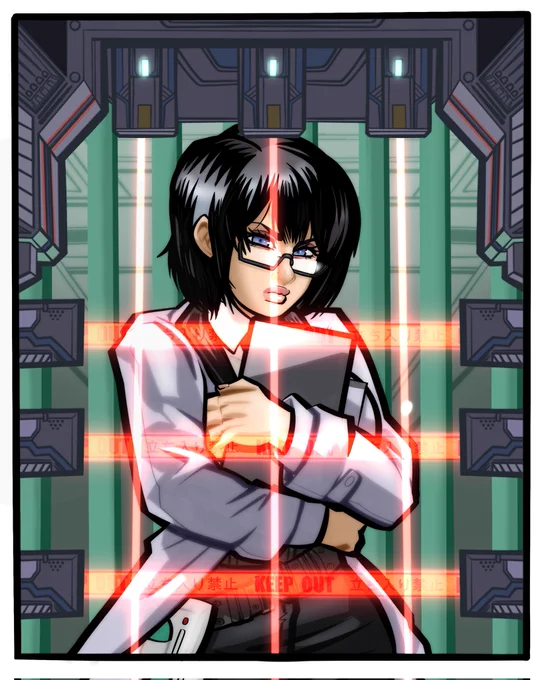 I've been doing these Nikke npc jail bits for a feature my boi  does on...reddit I think? I can't recall their names at the moment but one thing to note, if I post Nikke stuff, it's likely work I did for him~ 