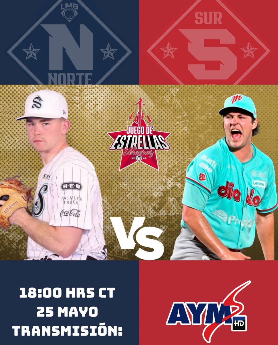 ¡Una Noche con grandes estrellas! 

Disfruta con nosotros y no te pierdas a los Mejores Peloteros de la #LigaMéxicanadeBéisbol ⚾️ desde el Estadio Beto Ávila 🏟 con el #JuegodeEStrellasLMB2024 🦅⭐️

 #LasEstrellasBrillanEnVeracruz #LMB #Temporada2024
