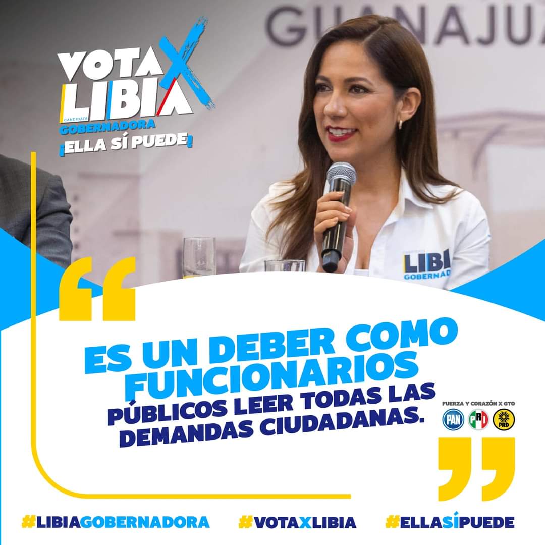 💬 Quien quiera gobernar Guanajuato debe involucrarse en todas las causas. #ClaroQuePodemos #VotaXLibia #LibiaGobernadora