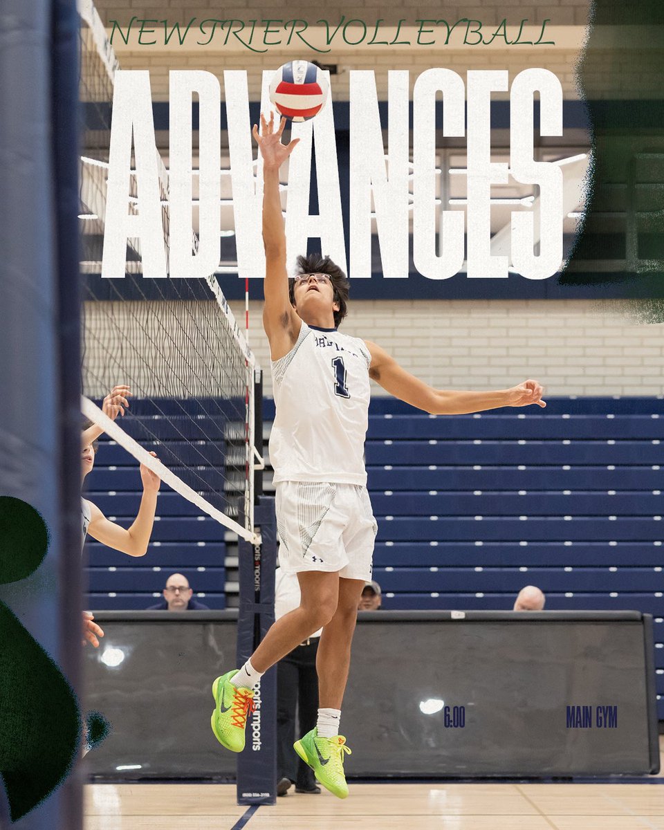 🔥NEW TRIER ADVANCES TO THE TOP 16🔥

The Trevians take down #2 GBS to advance to the Sectional Finals‼️

New Trier will take on Loyola next Tuesday at 6:00pm at Vernon Hills High School🔥🔥

Spread the word, come out and support your Trevians!!! 🟩🟦🟩🟦🟩🟦

#GoTrevs