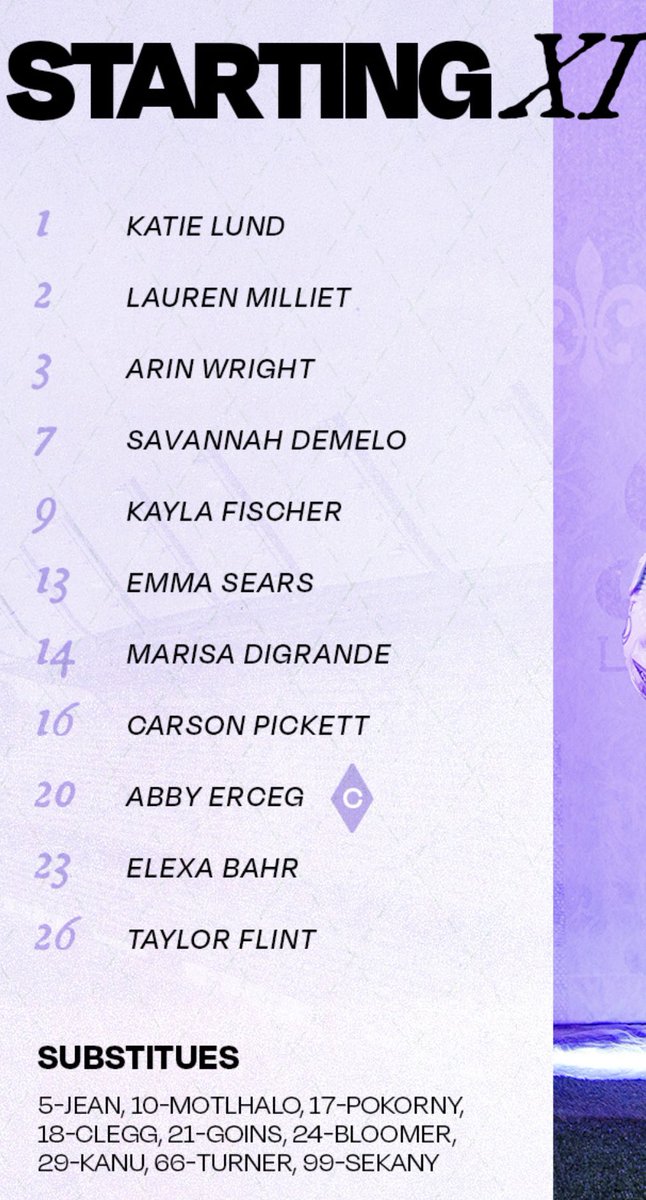 @chicagoredstars vs @RacingLouFC 
Las alineaciones del partido hoy 6:30 PM en @SeatGeek en Bridgeview 
#withthestars #racinglou #NWSL 
#lafieradeportiva