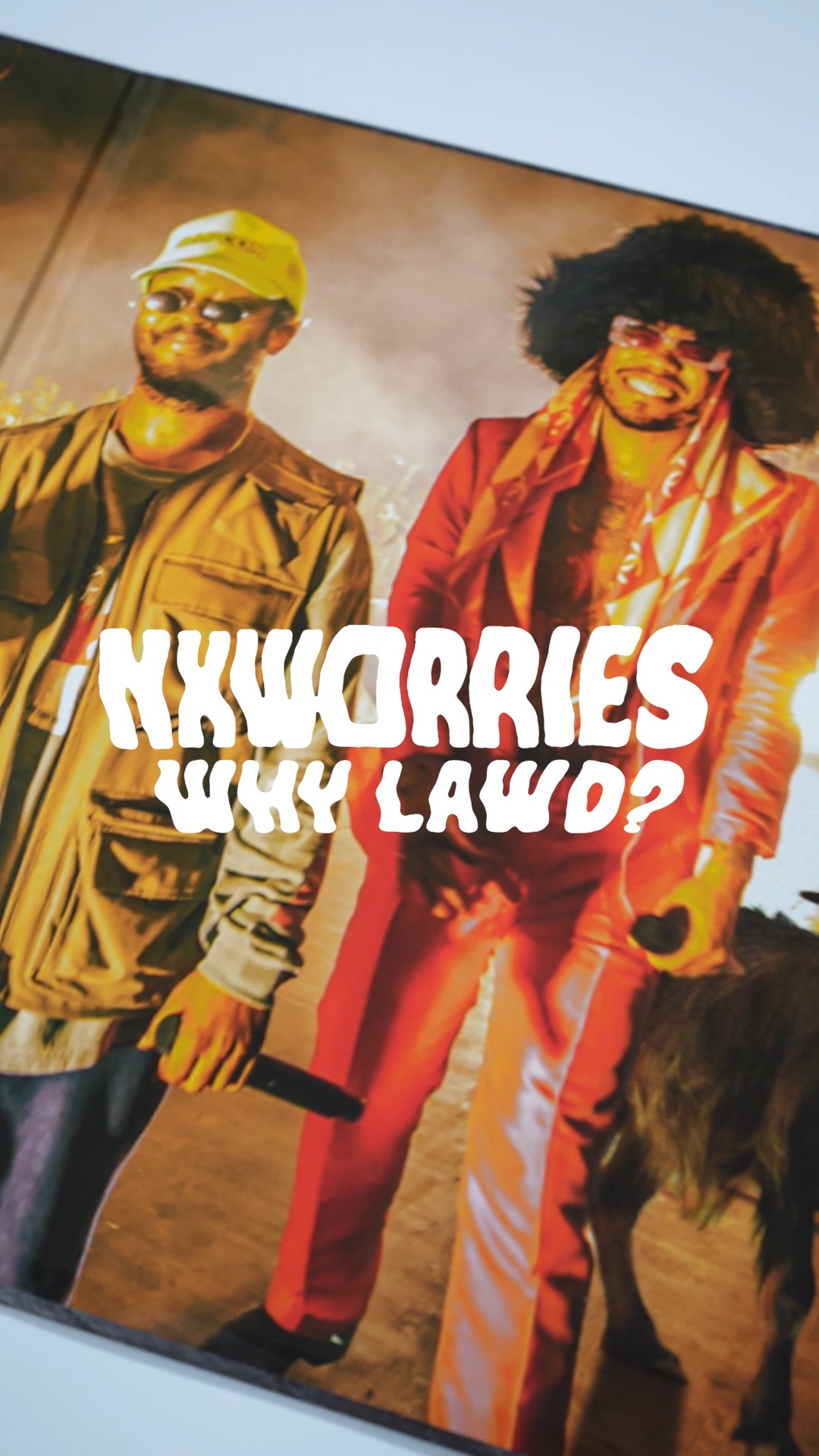 nxworries オフィシャルポスター　STONES THROW NxWorries – Anderson.Paak and Knxwledge – ONE BIG POSTER