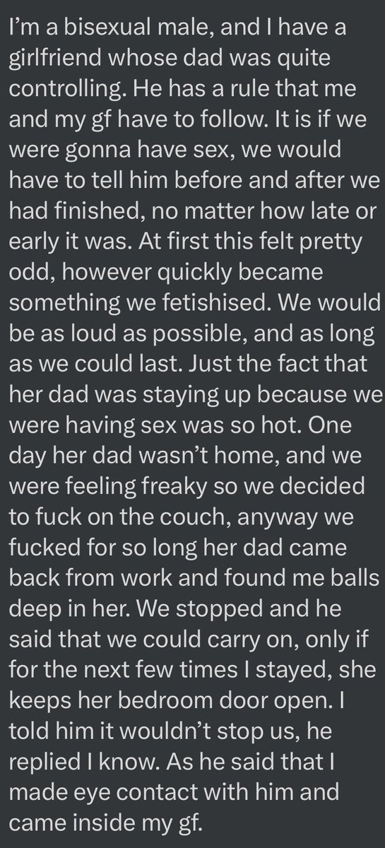 PervConfession7's tweet photo. He fucks his girlfriend in front of her dad https://t.co/43besbDsJ5