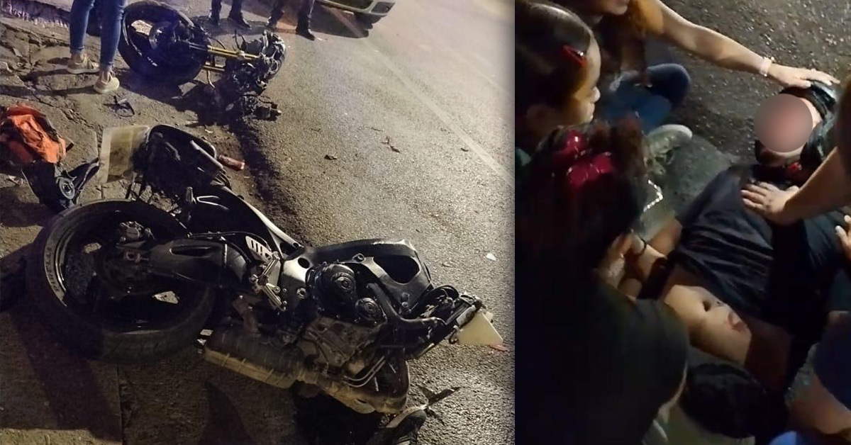 Motociclista destroza su vehículo al chocar a exceso de velocidad con un poste en la Avenida B. Anaya Un motociclista perdió el control de su vehículo y se estrelló contra un poste de luz debido al exceso de velocidad. El accidente ocurrió en la Avenida B. Anaya, donde el