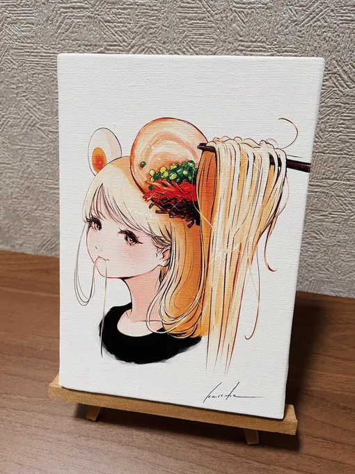 キャンバスアート 5/27(月)朝7時よりBOOTHにて販売いたします(おひとつ¥5000) 併せてステッカーの新作も同時販売いたしますのでお楽しみに ※キャンバスの初回在庫が各種3点ずつのご用意とさせていただき、以降は受注生産を予定しております。 BOOTHリンク↓