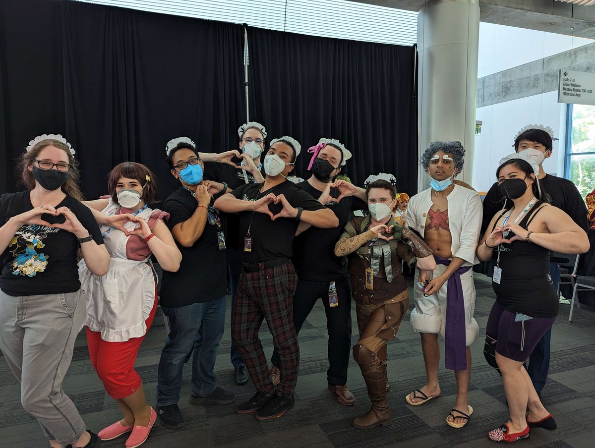 FanimeConBWBall's tweet image. 💖The Black &amp;amp; White Ball x Maid Cafe collaboration!! 💖