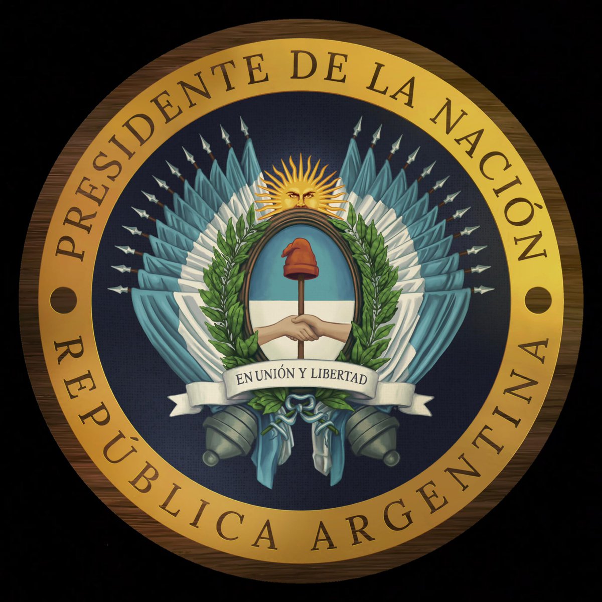 Nuevo logo del Presidente de la Nación. Fin.