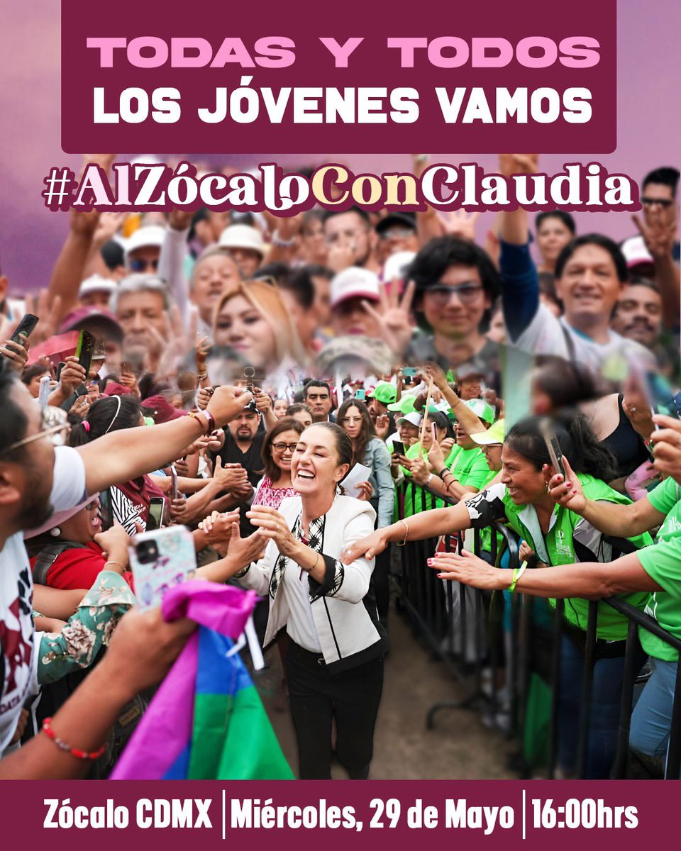 Desde Nuevo León #AlZócaloConClaudia