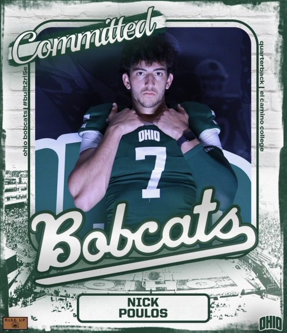 2024 (@FBWarriorsECC) JUCO QB @NPoulos7 commits to Ohio @OhioFootball