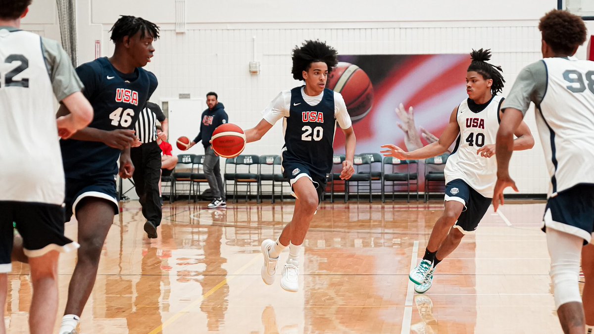 AdamFinkelstein's tweet image. Mikel Brown has been arguably the best point guard through the first four sessions. Total control of his handle, sees the whole floor, throws accurate skips with both hands to every corner of the court, &amp;amp; has gotten hot with the jumper more than once. 247sports.com/college/basket…