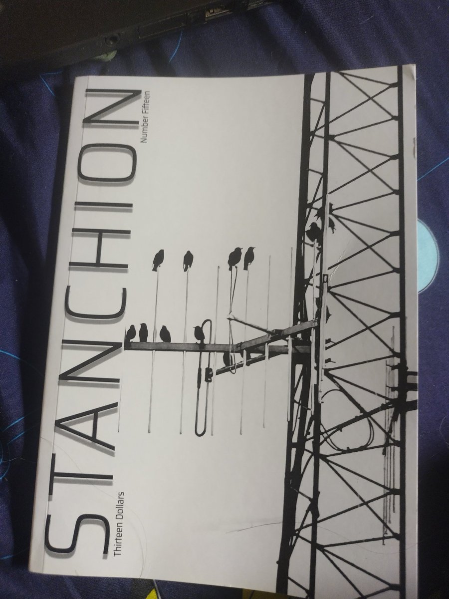This came in the mail today. Excited to dig in. @StanchionZine #literaryjournals #reading #writers