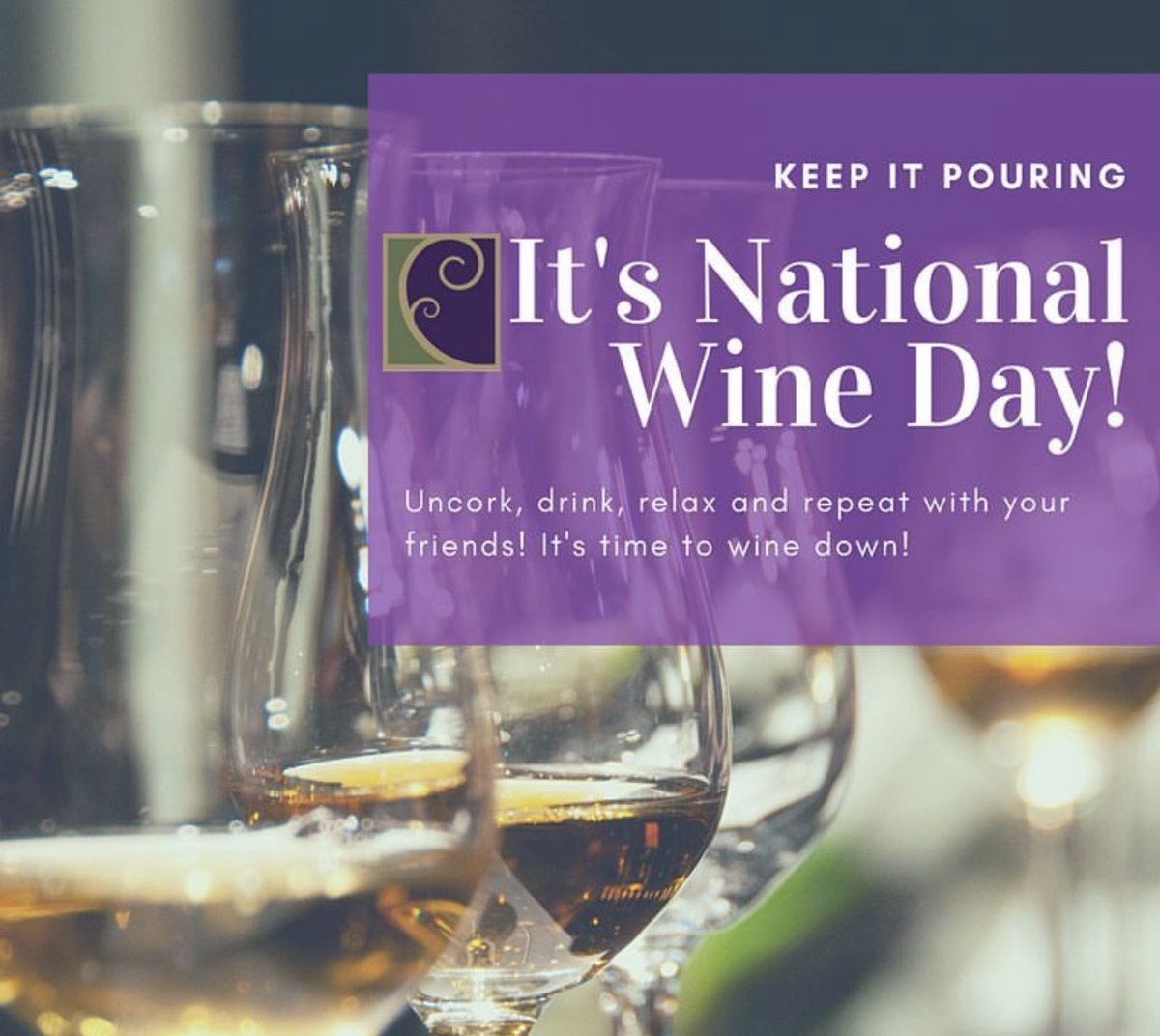 Happy National Wine Day! Let us make this day a memorable one with a generous glass of your favorite Fiddlehead Wine!  Cheers! 🍷

#fiddleheadcellars #letsdrinkwine #happynationalwineday