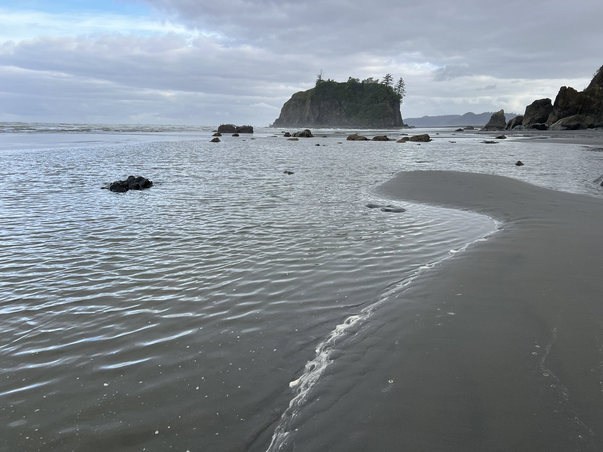 Friends, I got up early so I could make one more stop at Ruby Beach on the way home before the holiday crowds showed up. I got there and basically had the place to myself. The tide was heading out so it was absolutely amazing!
