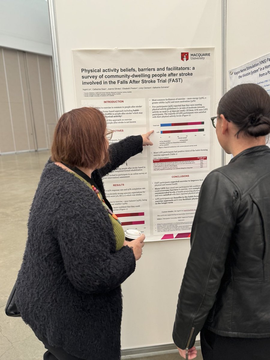 Great to present Ingrid Lin’s poster at #wcnr2024 ⁦<a href="/kscriv2013/">Kate Scrivener</a>⁩ ⁦<a href="/NatashaLannin/">Dr Natasha Lannin</a>⁩