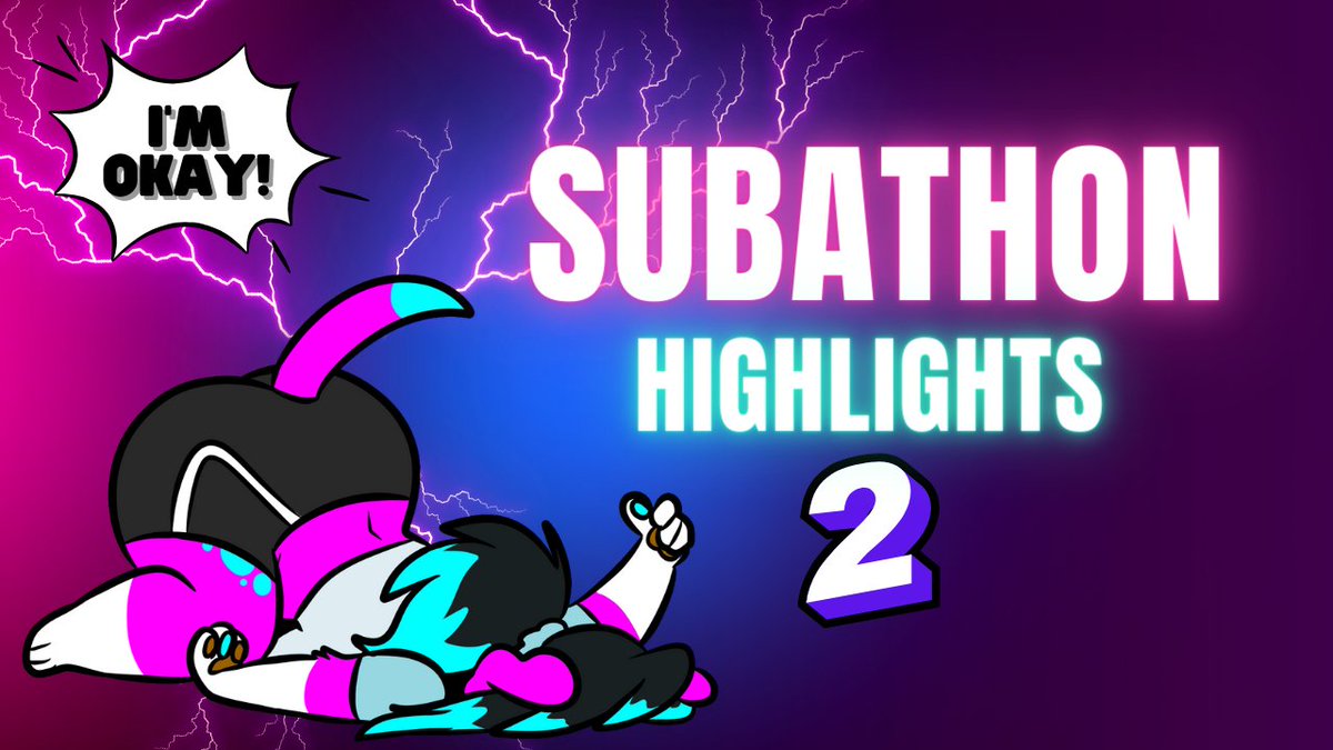 ANOTHER ONE? HELL YAH! Our next Subathon Highlights video is ready for all of you! HOW EXCITING! Premiering in just 18 minutes! We'll be watching it together on stream: youtube.com/watch?v=owJNt8…