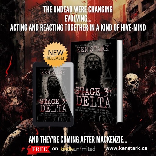 The world was already in flames, and something just turned up the heat. Warm up to STAGE 3: DELTA, a new release Stage 3 novel. mybook.to/stage3delta FREE on Kindle Unlimited Also on #audiobook #WalkingDead #zompoc #mustread #Audible #NewRelease #ApocalypticFiction #zombies