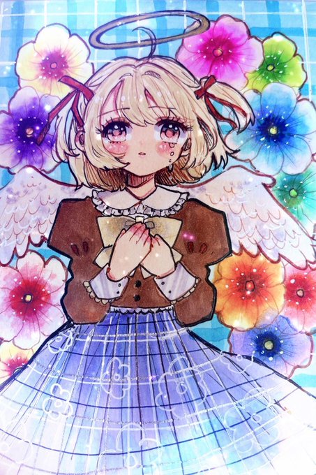 「天使 リボン」のTwitter画像/イラスト(新着)