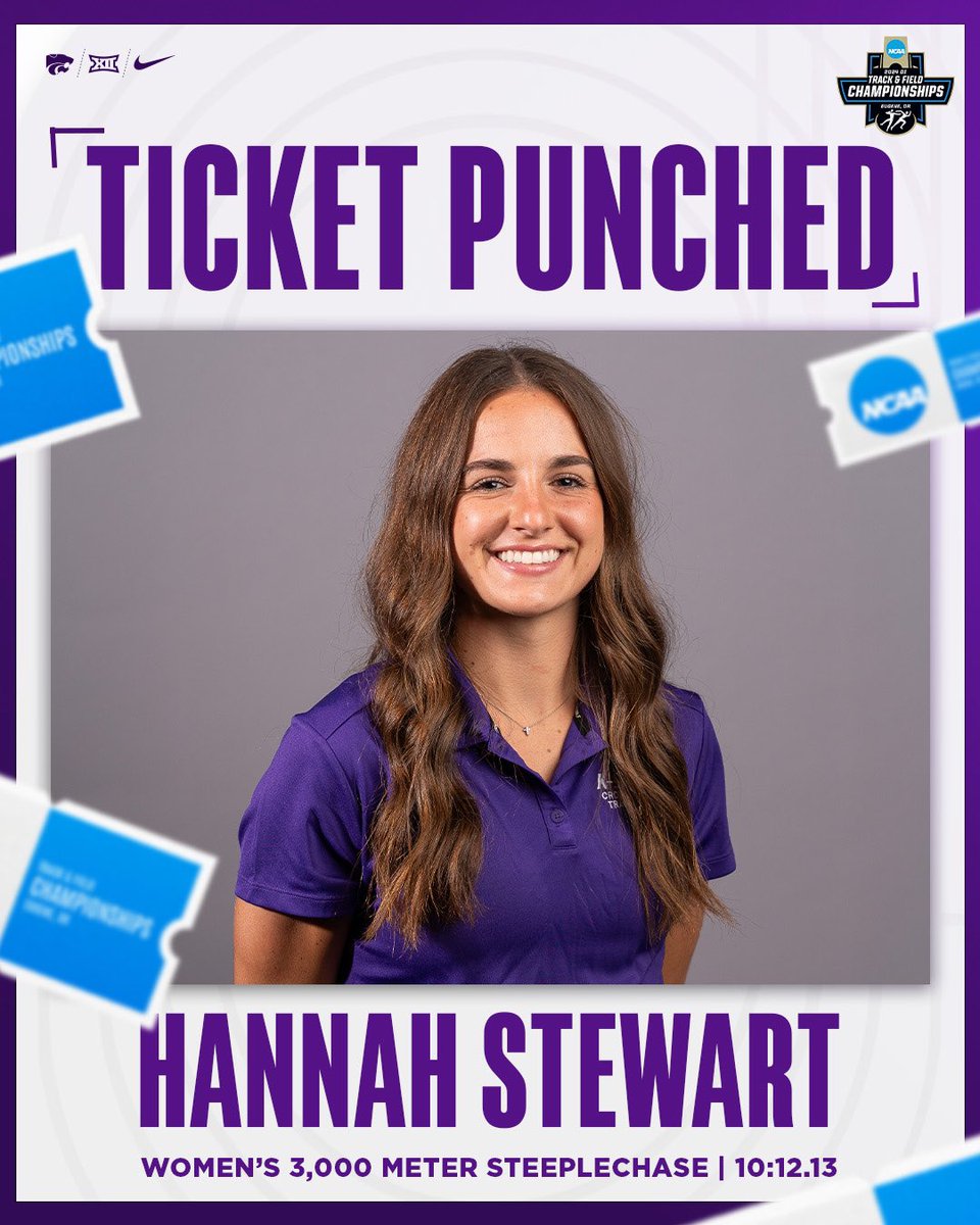 Racing to Oregon! 🏃‍♀️‍➡️

🏁 Women’s 3,000m Steeplechase
9. Hannah Stewart, 10:12.13
37. Cecilia Fisher, 10:51.22

#KStateTF x <a href="/NCAATrackField/">NCAA Track & Field</a>