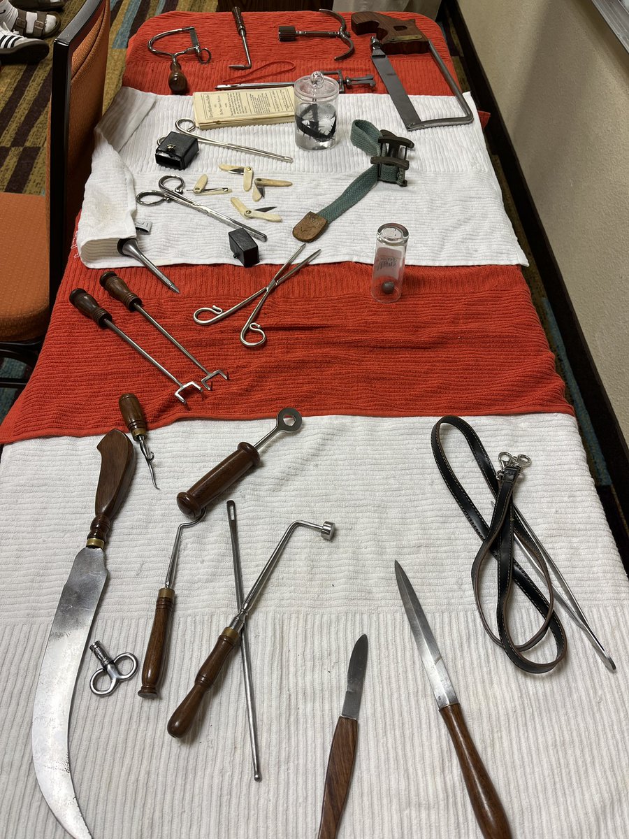 One last learning session of the day before free time in the pool…all about colonial-era medical technology! <a href="/RMSortn/">Robertsville Middle</a> <a href="/ORSchools/">Oak Ridge Schools</a>