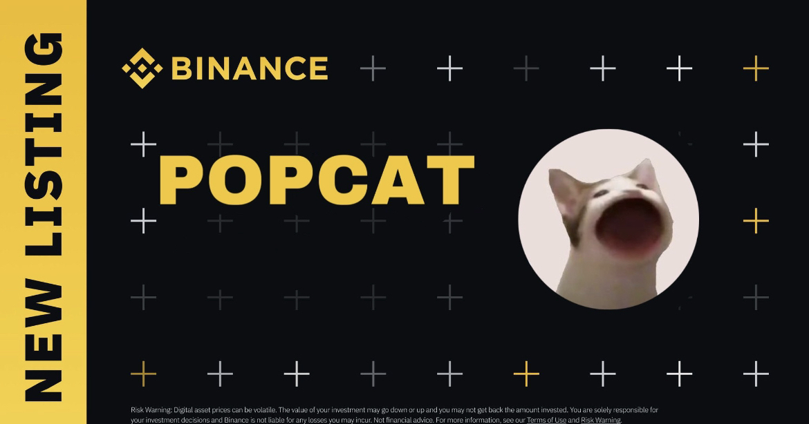 $POPCAT #POPCAT to be listed on #Binance 

#invest #copytrading #money #Bitcoin #bybit #1000xgem #crypto #Cryptocurency #rewards $btc $eth #finance

watcher.guru/news/5-potenti…