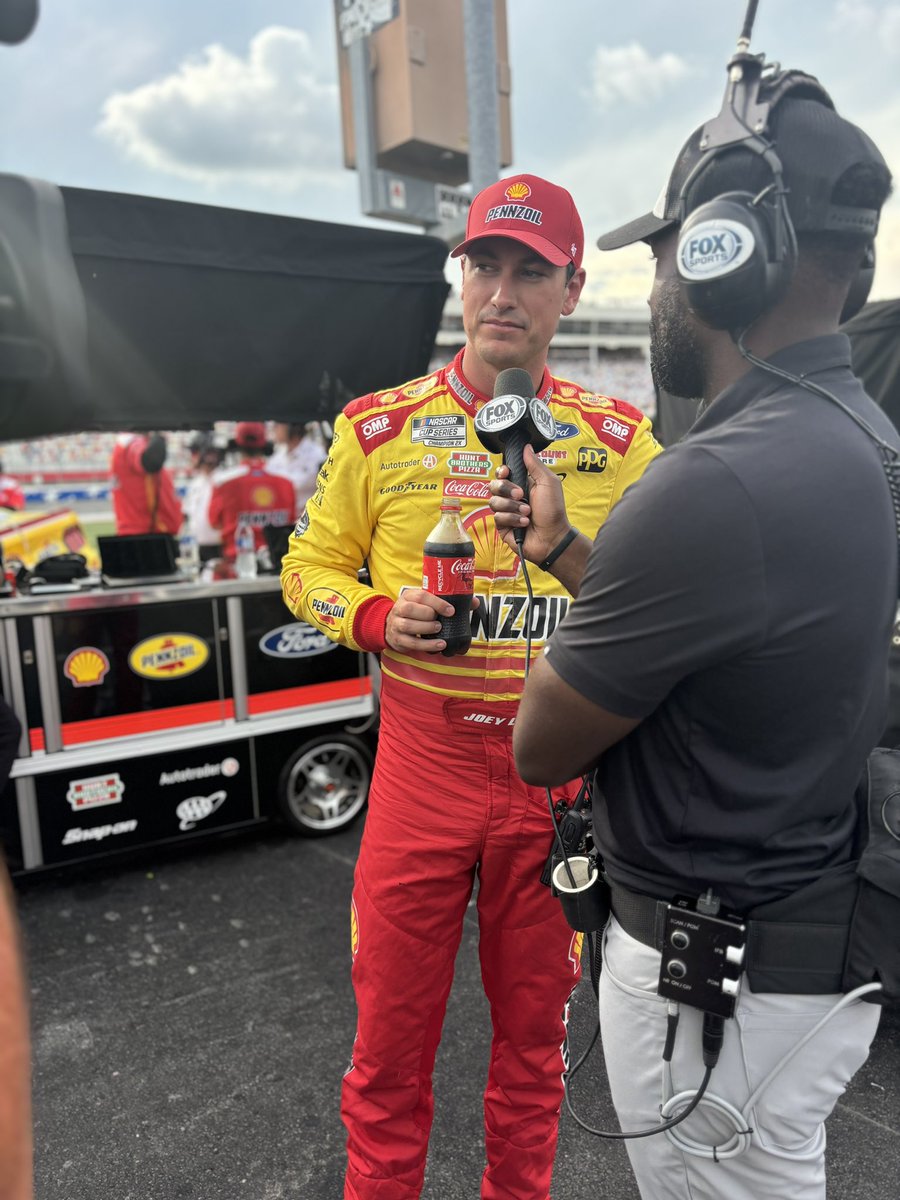 Qualifying is set for the #CocaCola600. Starting P28. We’ve got our work ahead of us, but we’ve got the right team to do it. #22Crew @Team_Penske | @FordPerformance | @CocaColaRacing #CokePartner