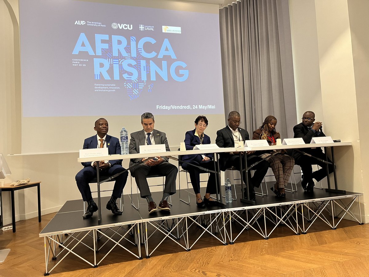 isoumare's tweet photo. 2024 ABERS Africa Business Conference. We did it again this year at the American University of Paris from 23 to 25 May 2024. Special thanks to Dr Evelyn Odonkor and her team at AUP for a successful event, and to the Ambassador of Ghana in Paris for the opening keynote speech. https://t.co/Knh1Yl02K9