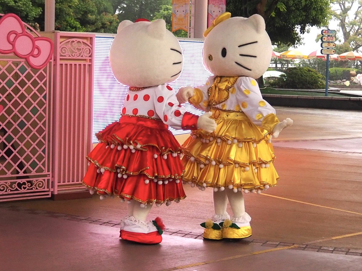 なかよしこよし、可愛いねぇ😭🥹💕💕
#キティちゃんミミィちゃん
#ハーモニーランド