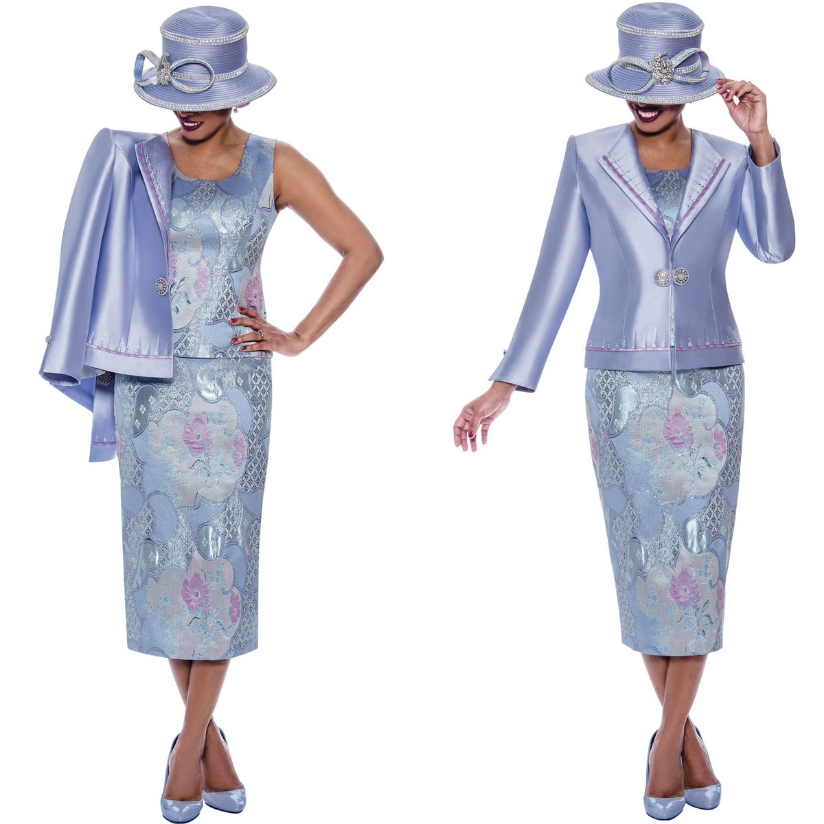 Ben Marc 2083 Lilac Silky Twill Skirt Suit 
divasdenfashion.com/products/ben-m… 

#DivasDenFashion #lilacskirtsuit #lilacsuit #BenMarc #skirtsuit #silkytwill #ensemble #floralprint #Fatandfabulous #Girlwithcurves #curvesarebeautiful #Queensize #funeralfashion #cogicfashions #curvygirlsrock