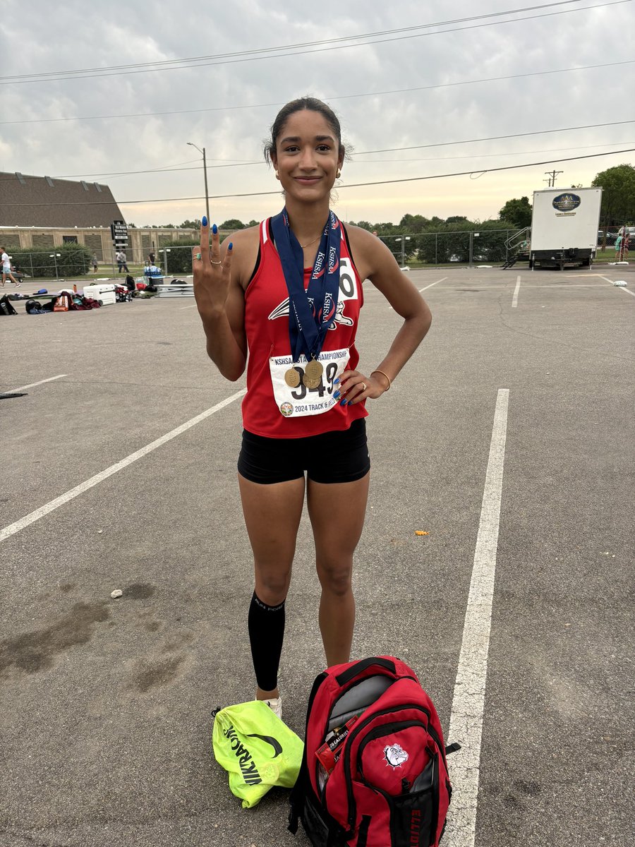 Congrats to Senior Jayla McLeod. She finishes 2nd in the Girl’s 200m! 3 events and 3 medals. A tremendous finish to a stellar high school career! 

Best of luck as you move on to run track at McPherson College!

<a href="/MHSBullpups/">McPherson HS</a>