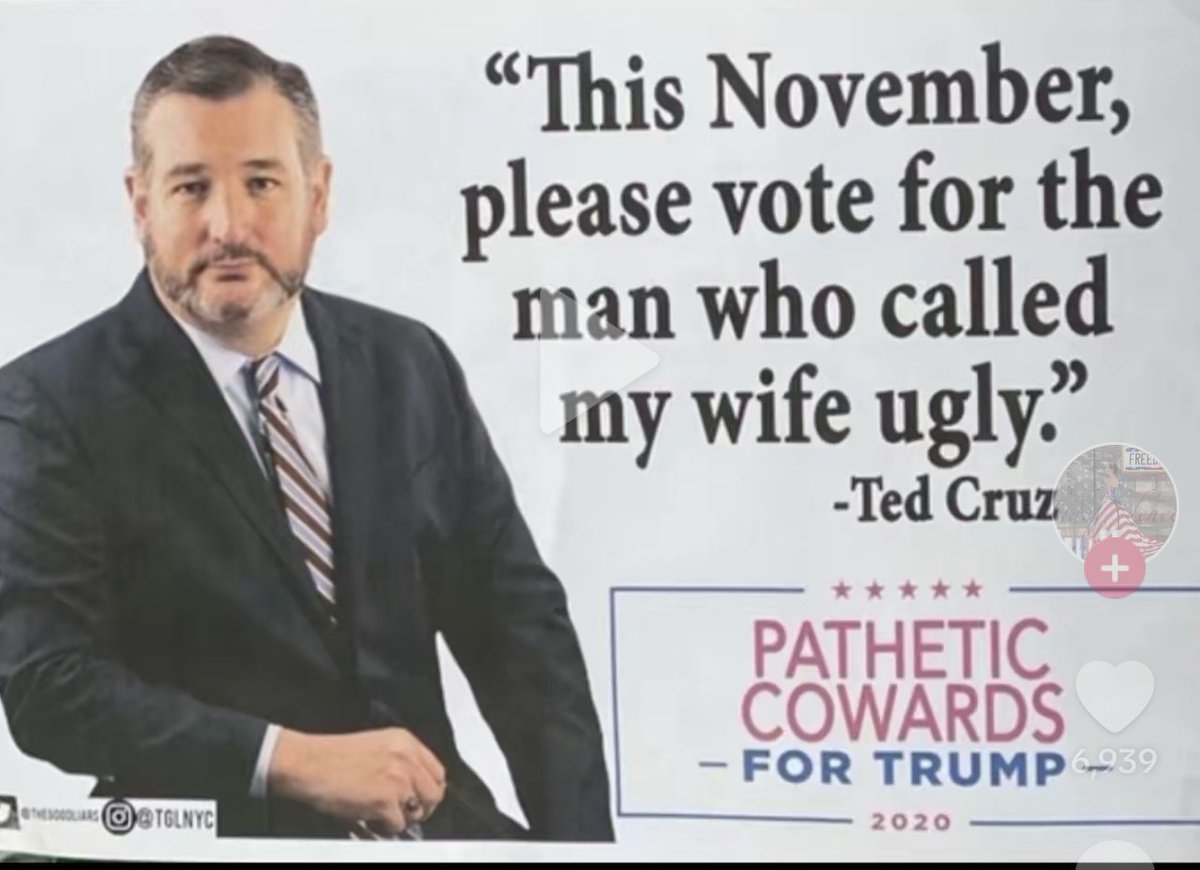 Vote for Collin Allred to defeat the coward who kisses Trump’s ass even after Donald called his wife ugly and said his father killed JFK. Did I mention that Ted also wants to be a Supreme Court Justice? Vote like SCOTUS is on the ballot because it is! #FreshUnity #HoldTheSenate