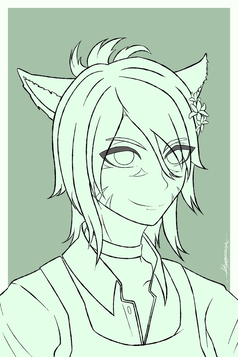 Kuroma_rt's tweet photo. Happy Borf @AhnaHyouki ! #ArtJamFFXIV https://t.co/htQjJ08uSO