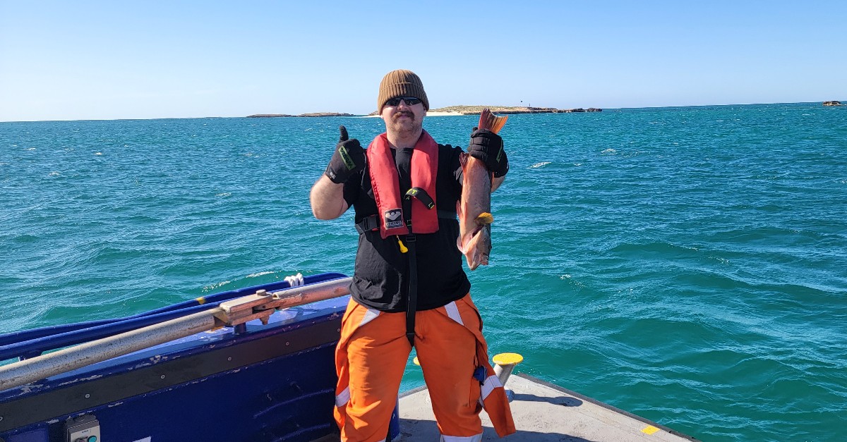 No, this isn't Tinder. But yes, we are posting a picture of a bloke holding a fish. 
Stay with me, because volunteer Abraham Shapiro's story is well worth it. From offshore mining, to volunteering for SJWA, to pursuing paramedicine. Read the full story: brnw.ch/21wK8Pf