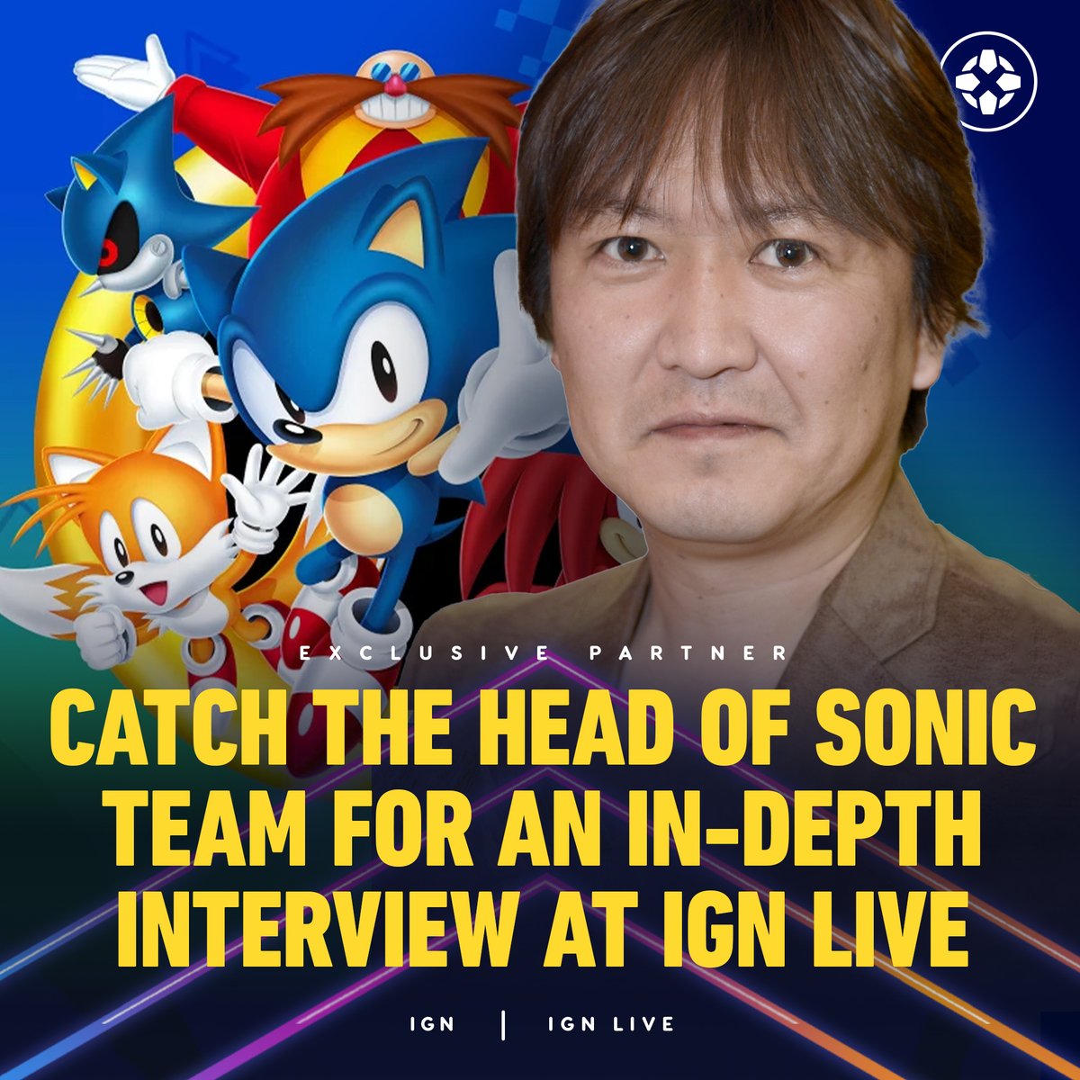 Are you a Sonic fan? If so, you won’t want to miss #IGNLive! The head of Team Sonic (and prolific Sonic the Hedgehog developer) Takashi IIzuka will be on hand to answer all our burning questions at the in-person fan event in LA June 7-9! bit.ly/3UC6XZm