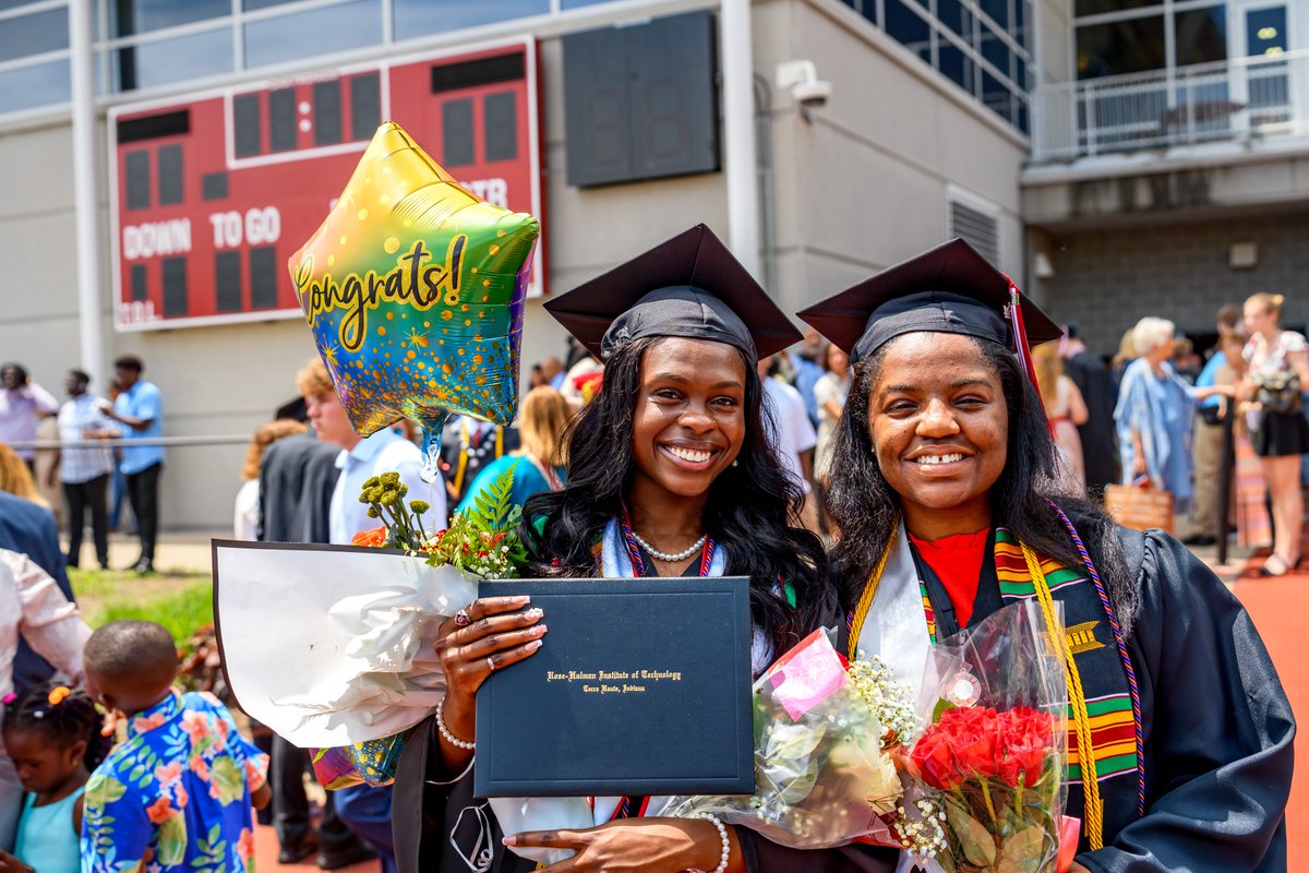 This was a special day for our Class of '24, along with their families & friends. We'll share Commencement photos throughout this weekend. View more at: photos.rose-hulman.edu/Commencement/C…