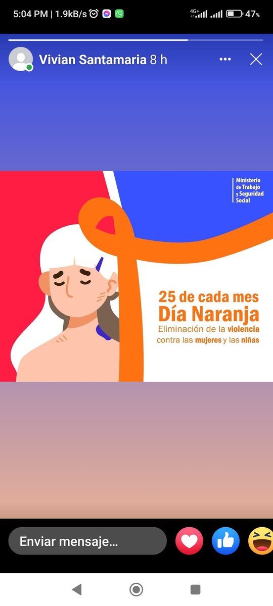 El color del naranja representa el futuro brillante y optimista libre de violencia contra las mujeres y niñas.
Generemos conciencia para prevenir cualquier tipo de violencia contra mujeres y niñas. #DíaNaranja