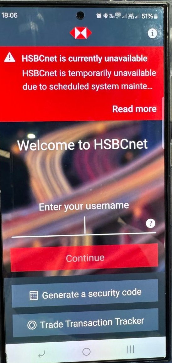 gisa1608's tweet photo. @HSBC_MX En hsbcnet los sábados es una verdadera pena el sistema, nuca se puede ingresar https://t.co/x87YIvjcn3