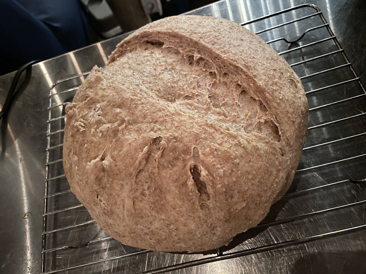 My first ever loaf of sourdough bread.