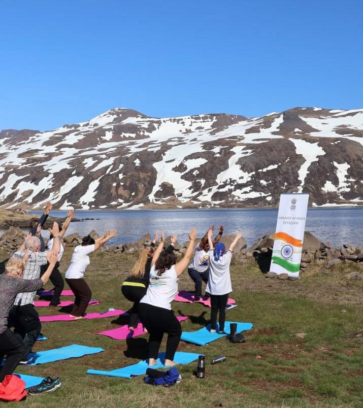 Bringing Yoga closer to the Arctic!

As we countdown to #IDY2024, @indembiceland organised special yoga sessions for the communities living in the picturesque landscapes of the West Fjords of Iceland. #InternationalDayOfYoga2024 #YogaDay