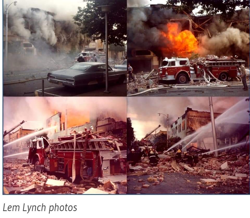 #LODD  **May 25th,1979** **REMEMBERING**
4 FIREFIGHTERS KILLED IN SHELBY, NC STRUCTURE FIRE AND EXPLOSION. 
Fire was intentionally set in a commercial building by an owner of one of the stores; Cleveland County #FireinNC