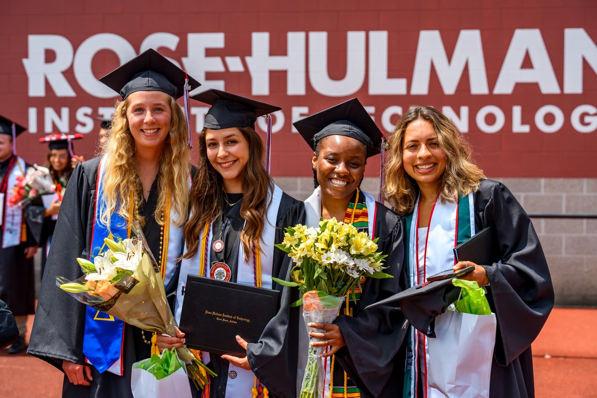 Here are more images from this year's Commencement. Enjoy these special times. See more images at: photos.rose-hulman.edu/Commencement/C…