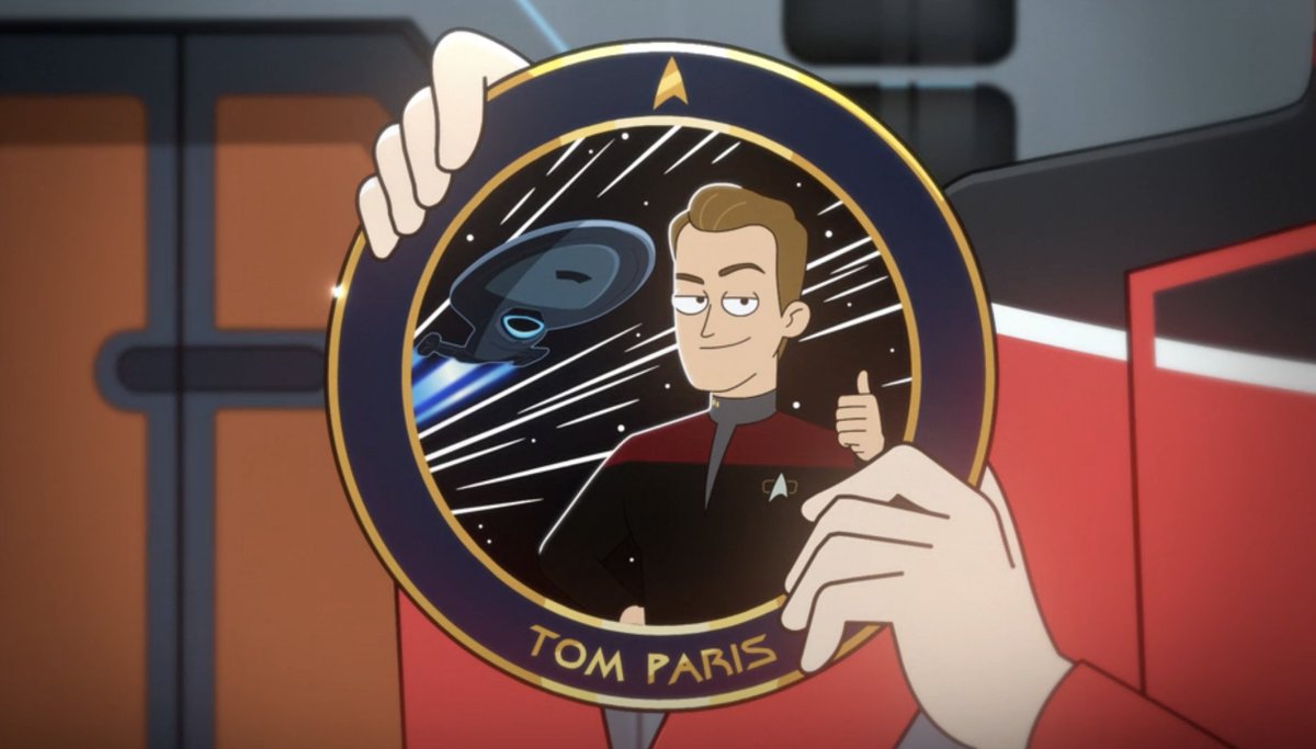 starfleetboy's tweet photo. I love my Tom Paris Plate too! Who else got one? #StarTrekLowerDecks #AllHandsonDecks #SaveLowerDecks https://t.co/i9QG2cvpy9