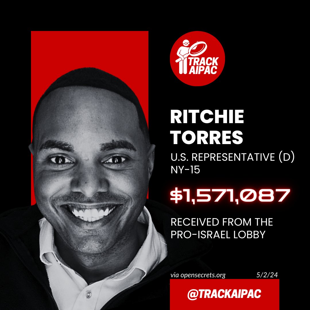 @nypost Ritchie Torres represents Israel: