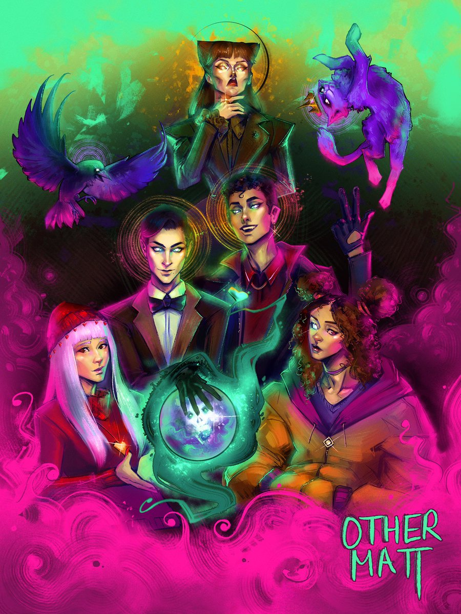 0thermatt_'s tweet photo. The Agency 👁️👻❤️
9x12 painted in Clip Studio
#DeadBoyDetectives #Sandman https://t.co/mJEPDlkt24