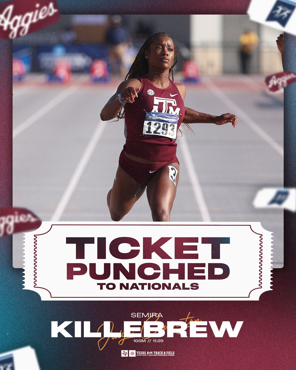 aggietfxc's tweet image. ADD ANOTHER 2️⃣ TO THE TOTAL 🎟️🎟️

#GigEm // #AggieTF