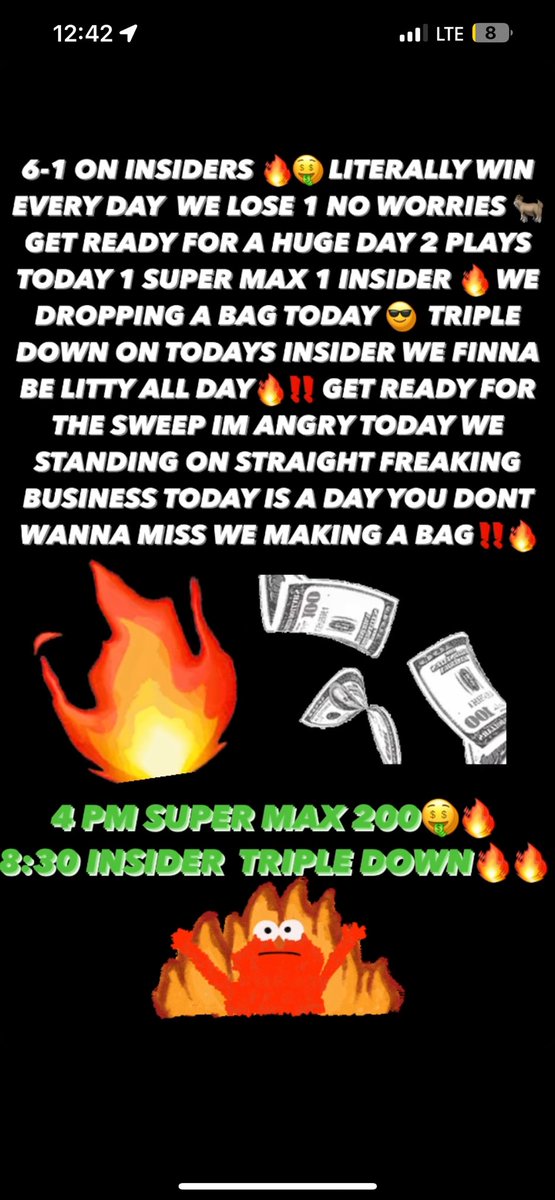 THEPICKSGOD's tweet photo. VONN.5 INSIDER PLAY HAS BEEN SENT OUT 
HMU FOR IT !!!
#Vonn5
#vonn

https://t.co/T9oPZWlc9j https://t.co/sPSDStT0GR